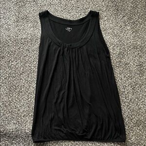 LOFT Black Tank Top | Black Tank Top | LOFT Top | Sleeveless | Black Top